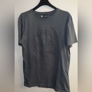 BELGIUM FACTORY Men’s Dark Gray Brussels Bike Tour Short Sleeve T-Shirt Size L